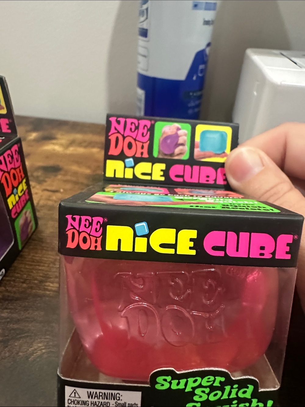 Nice Cube Stress Toy - Pink